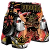 Short De Boxe Thaï Buddha Fight Wear Retro Geisha Style