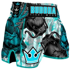 Short De Boxe Thaï Buddha Fight Wear Retro Koy