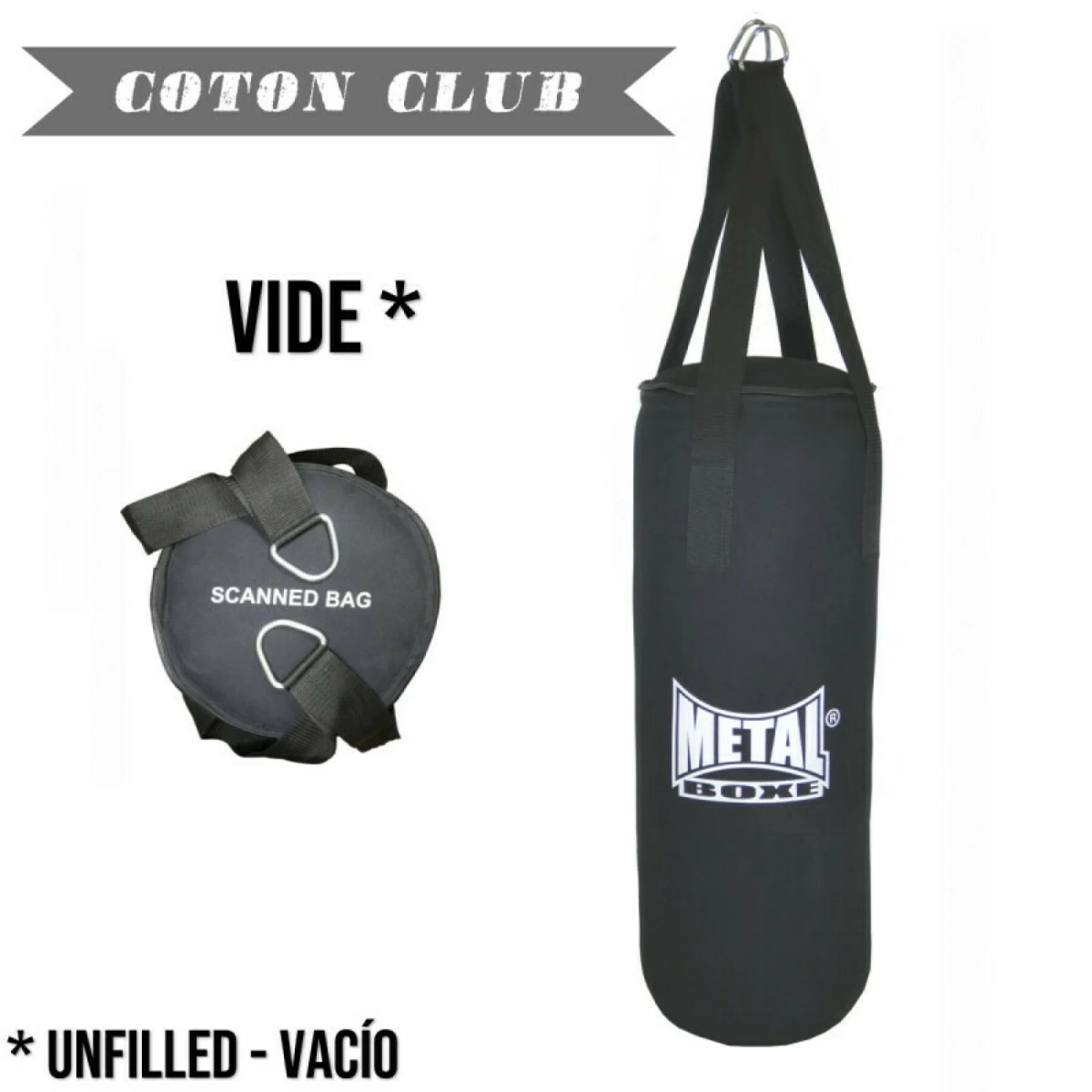 Sac De Frappe Toile Coton Club 085 Vide Metal Boxe 1 Sac De Frappe Toile Coton Club 085 Vide Metal Boxe